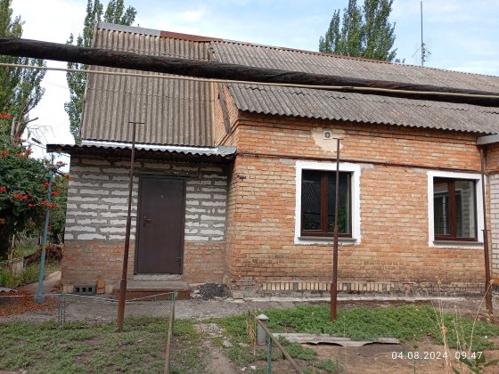 Продам двокімнатну квартиру в одноповерховому будинку Апостолово