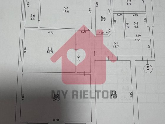 Продаж трикімнатної квартири ЖК Олійника Мінай