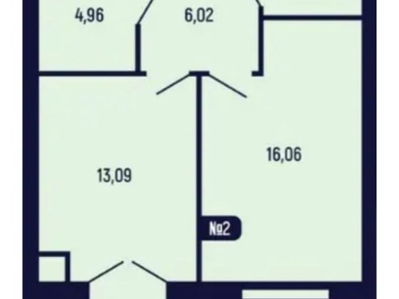 Велика 1 кім. квартира з балконом та видом на гори_OL Криховцы