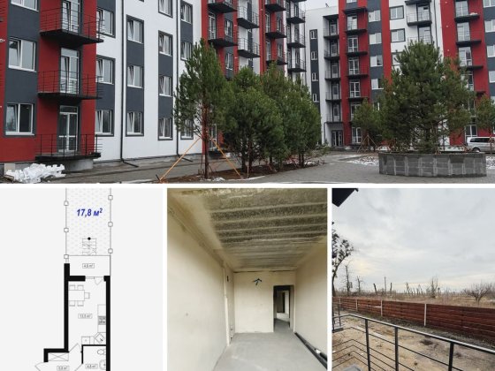 Велика 1-к квартира з двориком, Білогородка, ЖК Амстердам Клубний Белогородка