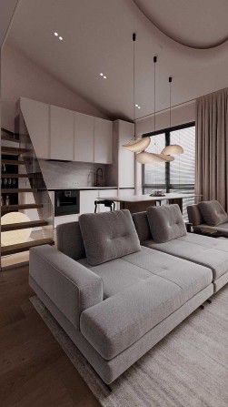 Велика 1к квартира 57м2 2хрівнева камін\сонячна панель РОЗТЕРМІНУВАННЯ - фото 1