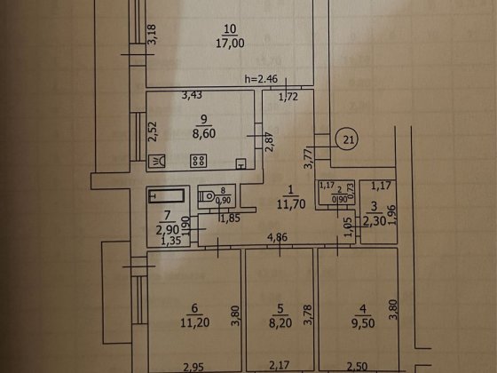4-х кімнатна квартира в місті Богуслав, Київська область Богуслав