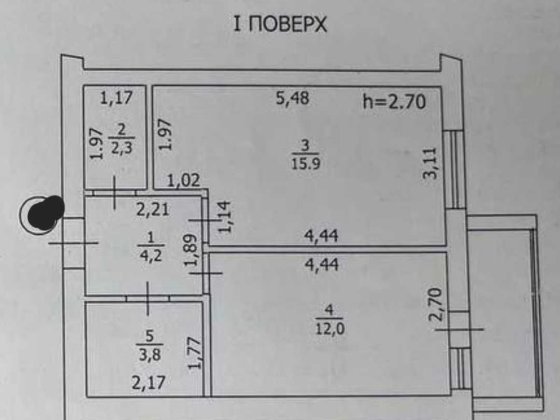 1к з частковим ремонтом. ПРОГРАМИ так. Немешаево