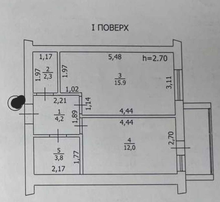 1к з частковим ремонтом. ПРОГРАМИ так. - фото 1