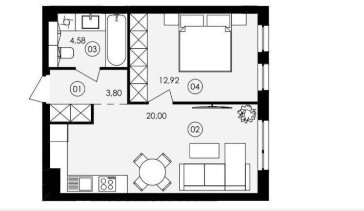 Продаж 1 кімнатної квартири ЖК Авалон Холідей в Сокільниках. - фото 1