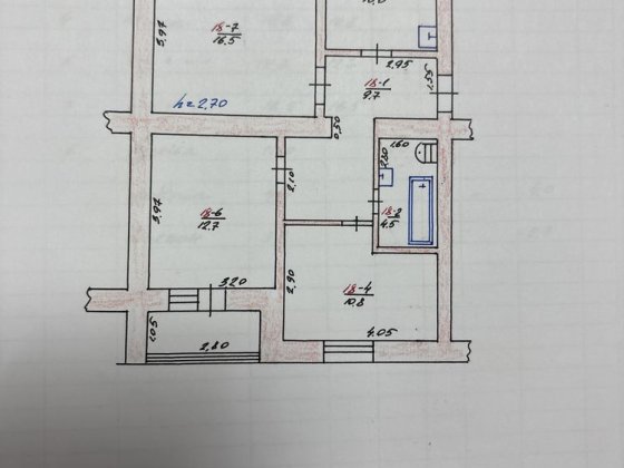 Продаю 3- кімнатну квартиру в центрі міста Баштанка