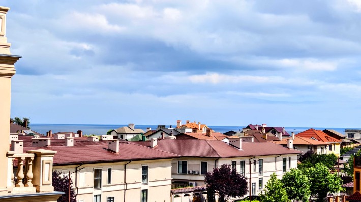 3 ком. квартира Черноморская Ривьера, ТЕРРАСА 87 м2 74500$ Вид на море - фото 1