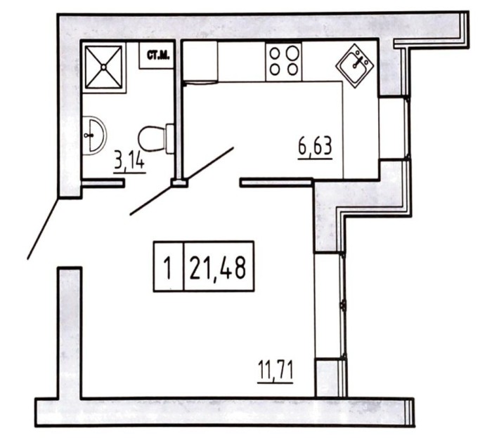 Продам квартиру в Авангарді - фото 1