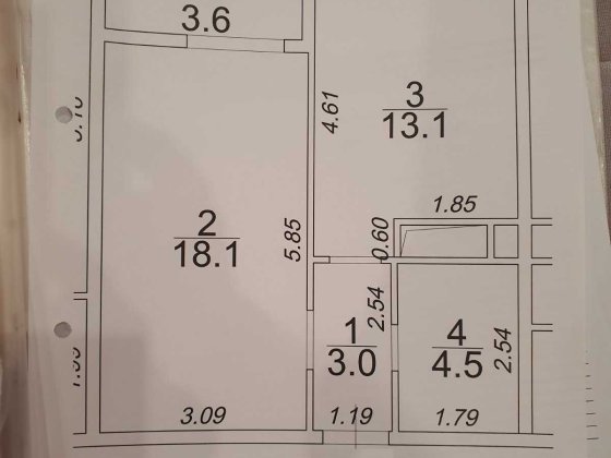 Супер предложение!! 1-комнатная квартира ЖК Кадор 800у.еза метр2 Крыжановка