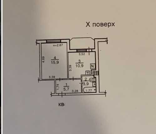 Отличная цена за квартиру в ЖК Радужный на Небесной Сотни - фото 1