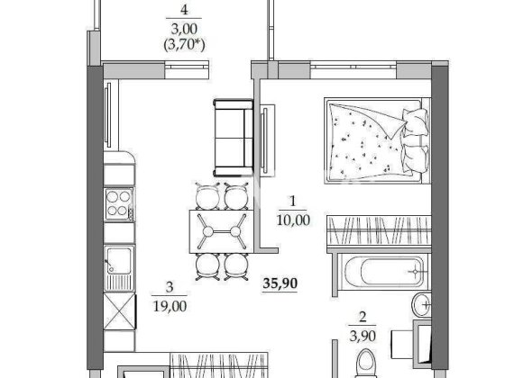 1 комнатная квартира на Таирово ЖМ  Дружный Лиманка