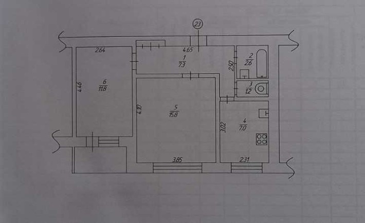 Продам 2-кімнатну квартиру в центрі Пирятина або обміняю на Київ - фото 1