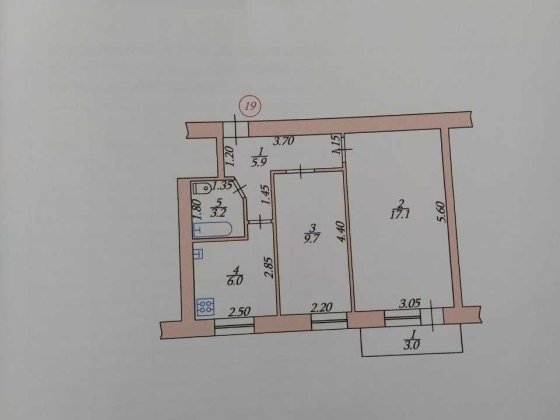 Продам 2-кімнатну квартиру з гаражем в центрі м.Тростянець. Тростянец