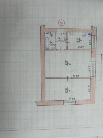 Продаж 2 кімнатної квартири  27000 ( можливий торг) - фото 1