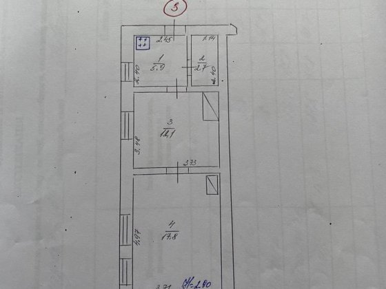 Квартира 38,5 кв.м Підволочиськ