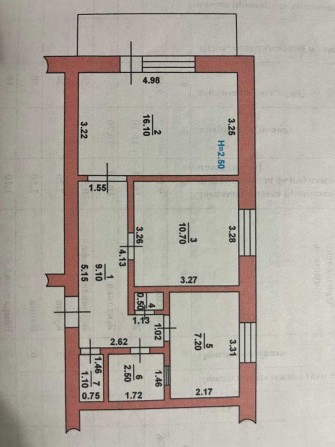 Продам 2х кімнатну квартиру під ремонт - фото 1