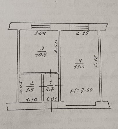 Продається однокімнатна квартира у центрі міста - фото 1