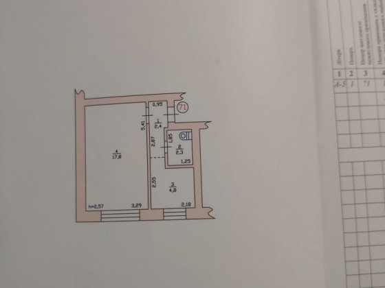 Продам однокімнатну квартиру в центрі. Красилів