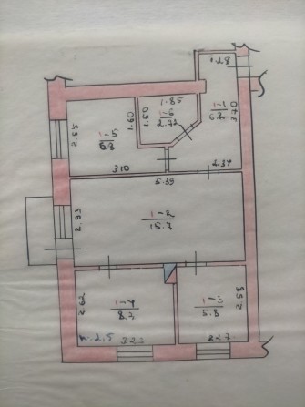 Продам  3 кім квартиру м. Хрестинівка - фото 1
