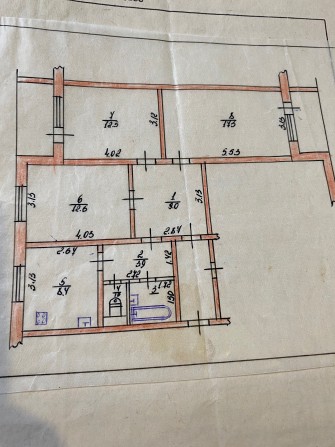 Продаж3-х-к квартири в центрі міста Городня , Чернігіська область. - фото 1