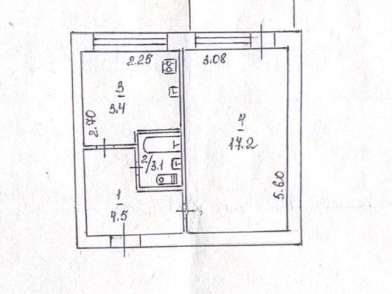 1-кімнатна квартира в Покрові Покров