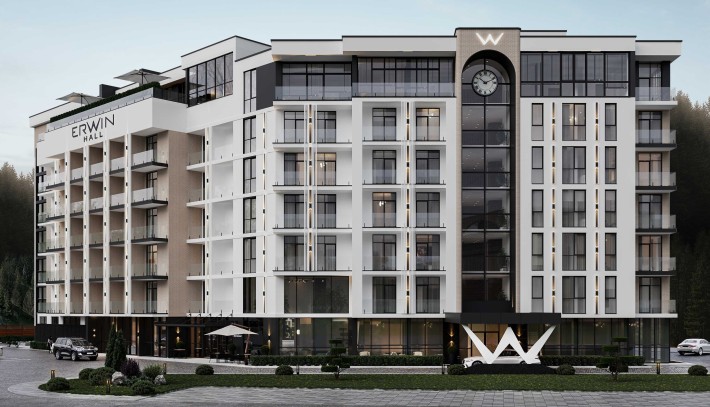 Продаж апартаментів у новому комплексі Erwin Hall, курорт Поляна - фото 1