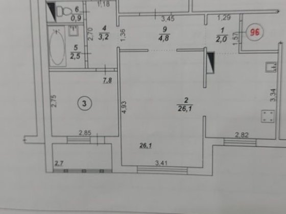 Продам 4-х кімнатну квартиру Куриловка