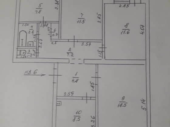 Меняю 4 комнатную квартиру. Покров
