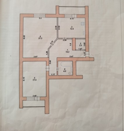 Продається кімната 27 кв.м в 2 квартирі - фото 1