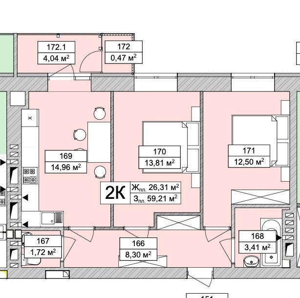 Продаж 2к квартири! ЖК Атмосфера Лайф! - фото 1