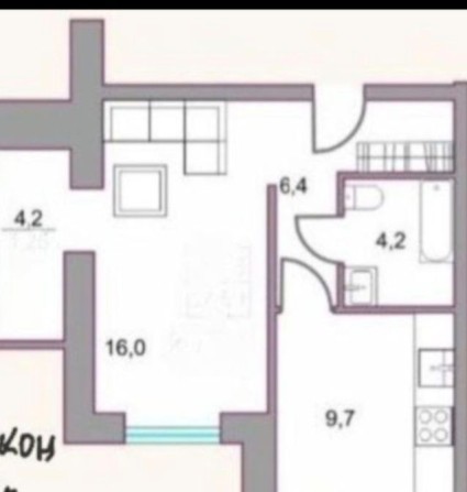 Продаж 1 кімнатної,38000 у.о - фото 1