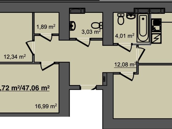 Затишна 3-кімн квартира в ЖК"СВІТАНОК". Акредитовано під єОселя Бориспіль