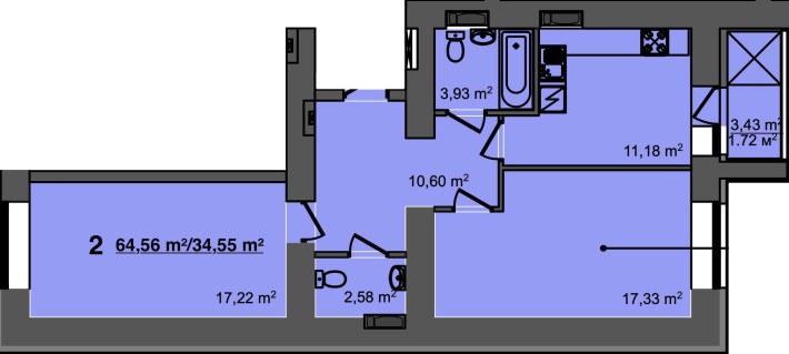 Затишна 2-кімн квартира в ЖК"СВІТАНОК" Акредитовано під єОселя - фото 1