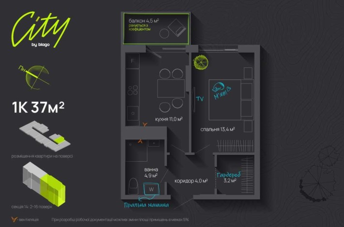 Продаж квартири в центрі міста РОЗТЕРМІНУВАННЯ - фото 1