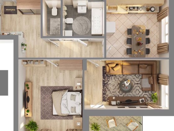 Квартира Крона парк-ПЕРЕУСТУПКА!!! Бровари