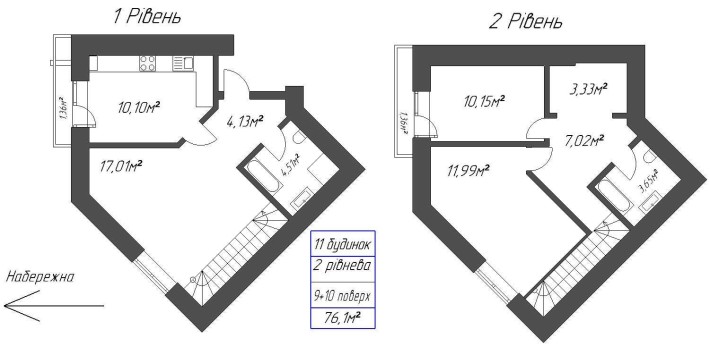 3 кімнатна біля озера - фото 1