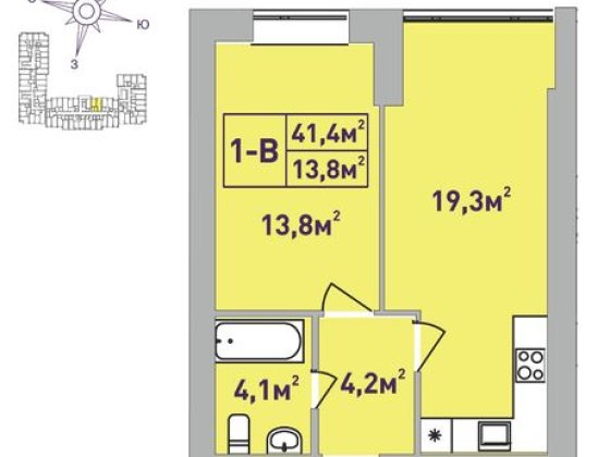 Однокімнатна квартира з виходом у двір Ірпінь