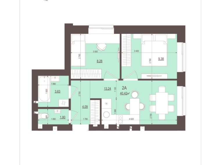 НАЙДЕШЕВША 2к квартира! ГАЗ! МІНІМАЛЬНЕ оформлення! - фото 1