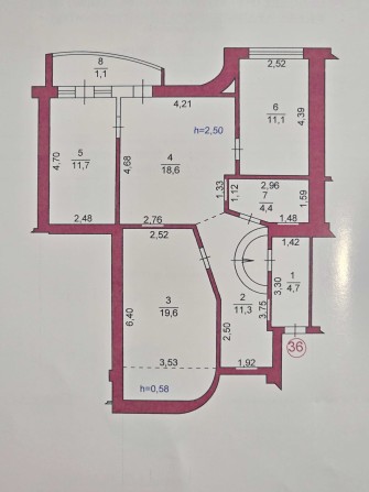 3 кімнатна квартира 82.5м - фото 1
