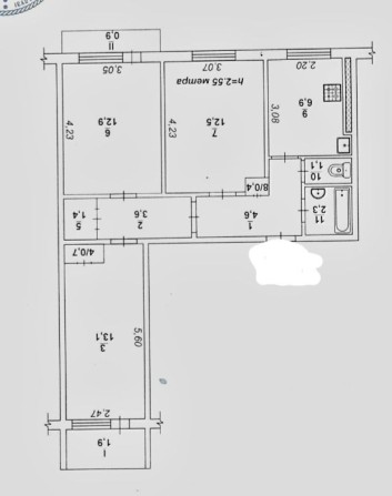 3 кімн. з автономним опаленням Ярослава Мудрого - фото 1