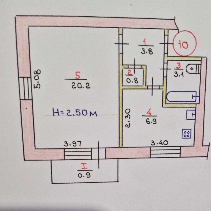 Продам 1-комн квартиру на КРЕСЕ - фото 1