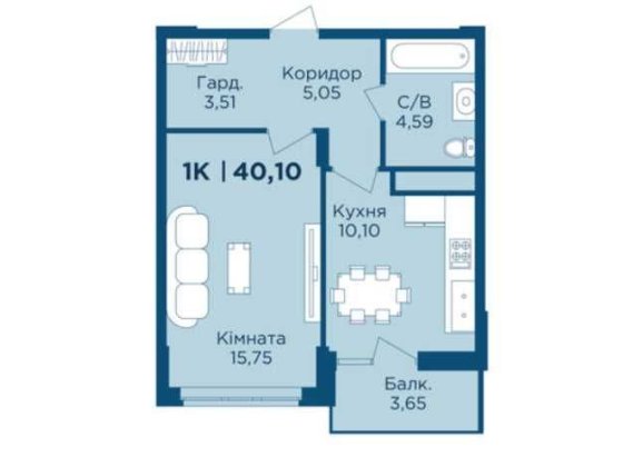АКЦІЯ! Готова 1кім. квартира 40м2 Ивано-Франковск