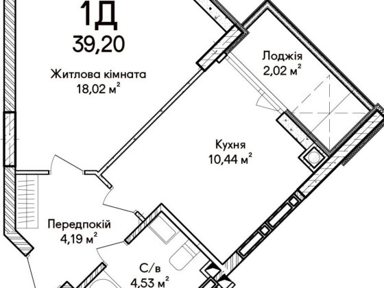 Продаж просторої однокімнатної квартири. Ірпінь