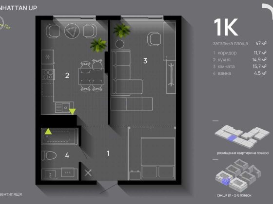 ЖК Manhattan UP Продаж квартири від власника. Ивано-Франковск