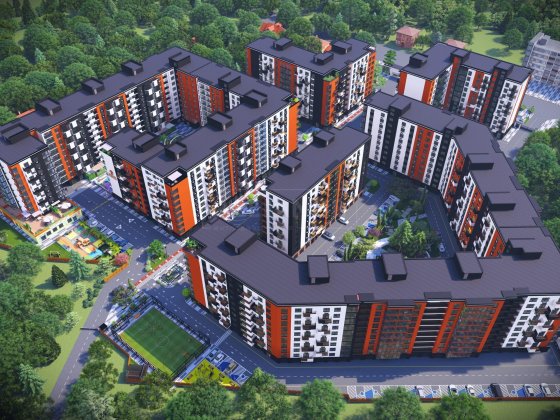 1кім 42.7м2 на 5 пов з кухнею студією ЖК Скандинавія вул Бандери Івано-Франківськ