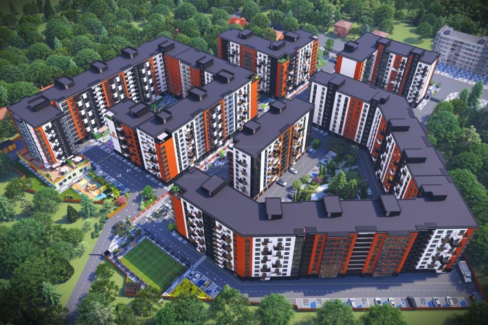 1кім 42.7м2 на 5 пов з кухнею студією ЖК Скандинавія вул Бандери - фото 1