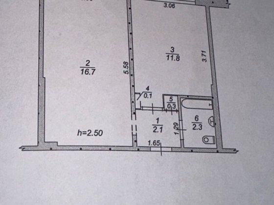 Двокімнатна квартира Кривой Рог