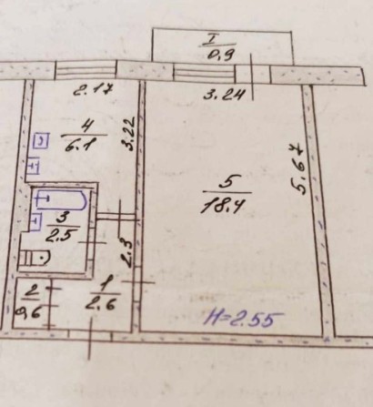 Продам однокомнатную квартиру - фото 1