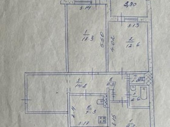 Продаж 2/3 частини квартири м-н Сонячний в 3к квартирі Кривой Рог