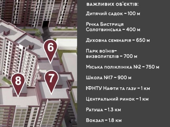 ПРодам, ЦЕНТР, 6пов., 68м.кв., КНЯГИНИН Івано-Франківськ